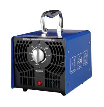 58888B-4G - Portable Ozone Generator 4G with DC12V Plug, blue cover	