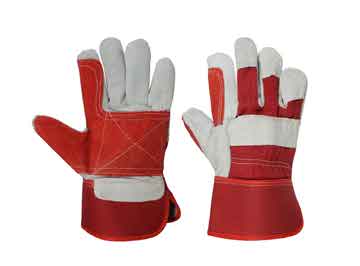 SL54004 - Cow leather reinforced glove for Gardening, General work, Agriculture, Construction